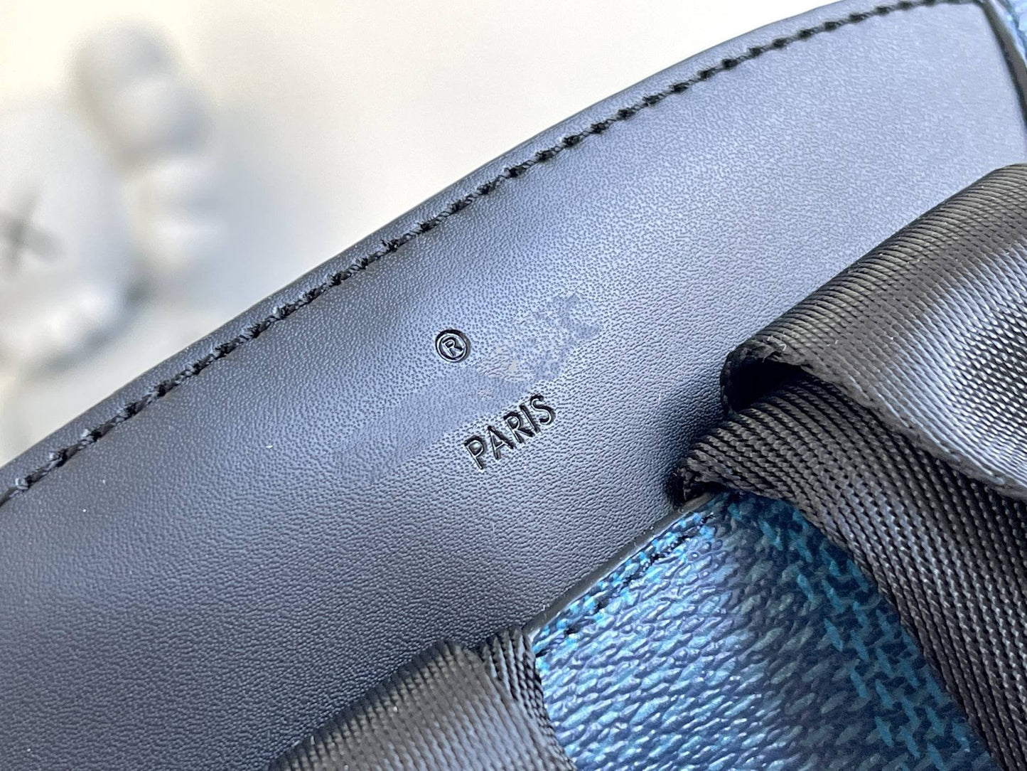 SAC À DOS CAMPUS 30 MARINE DAMIER GRAPHITE