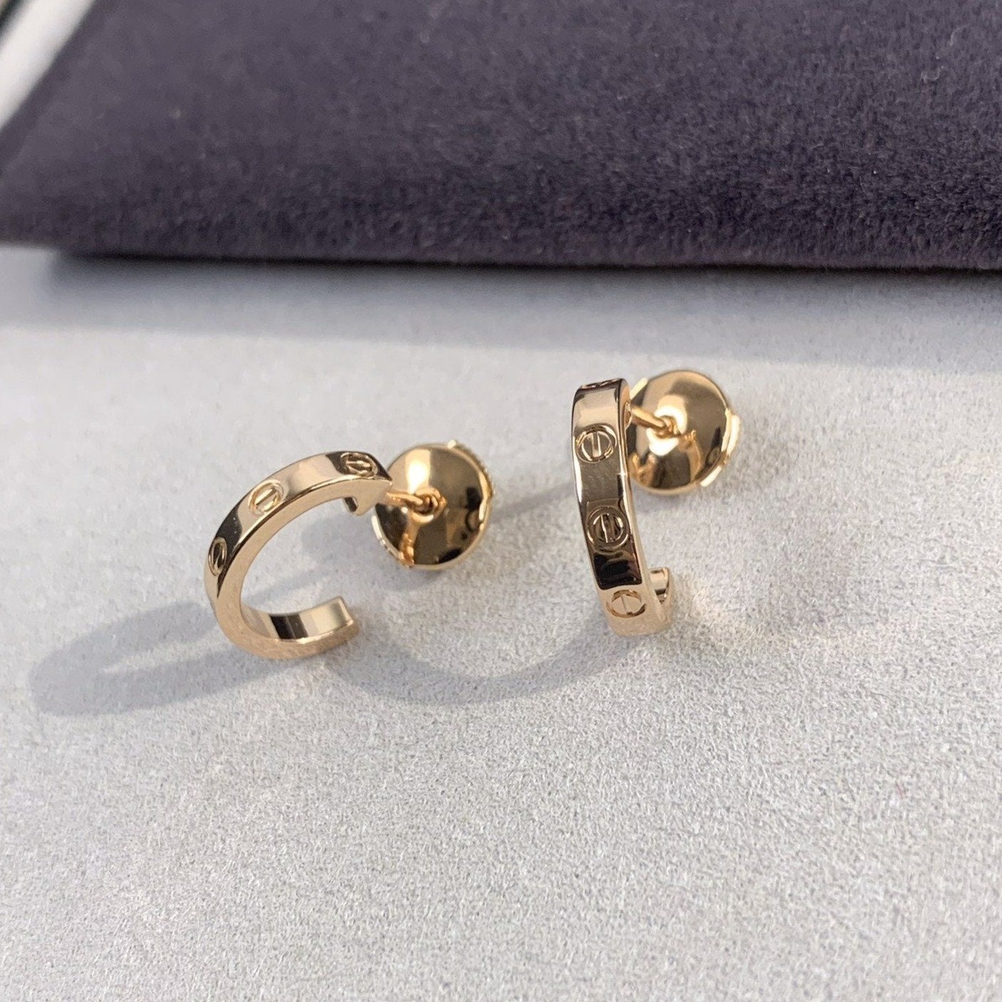DIANA LOVE EARRINGS 2.65MM PINK GOLD