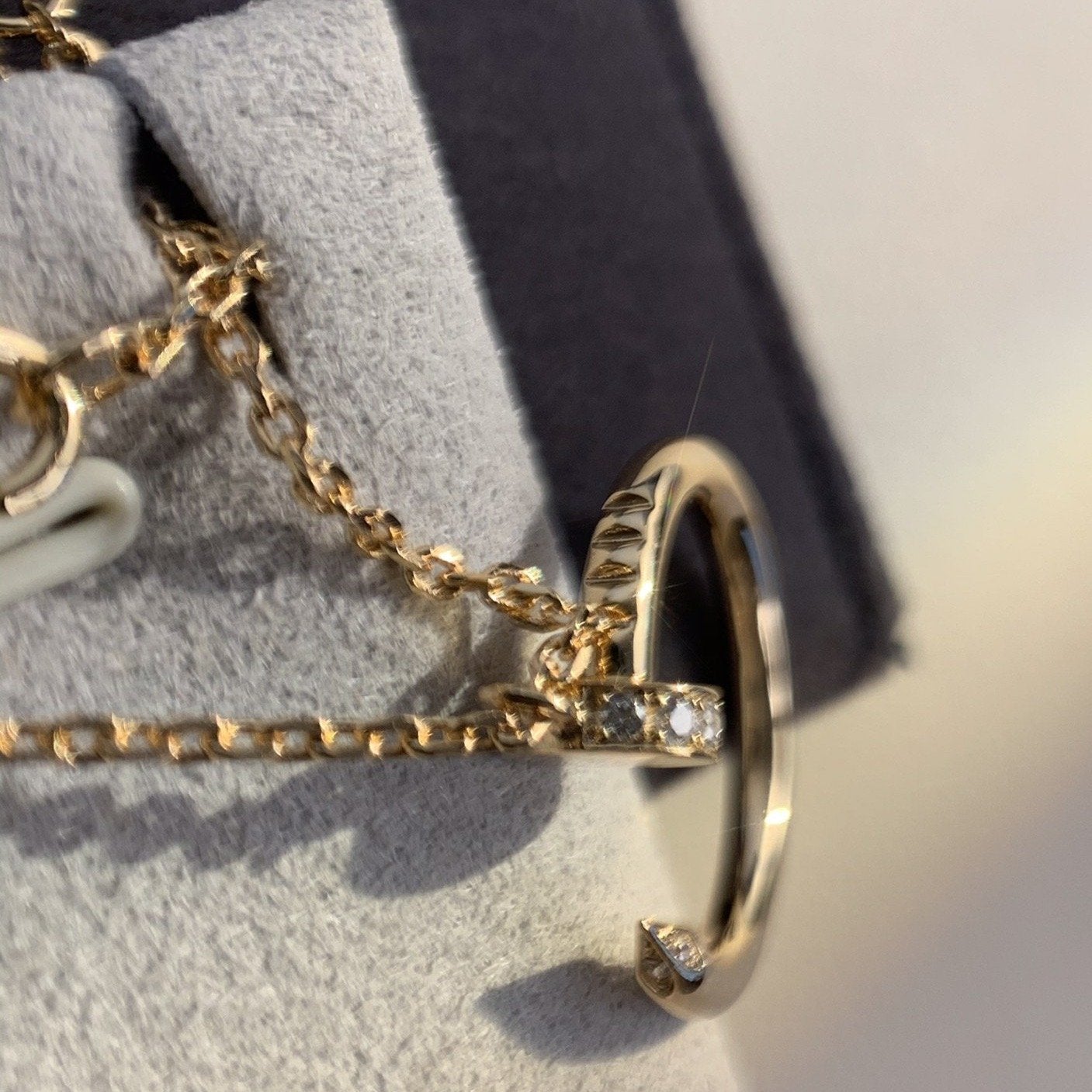 COLLAR DIANA JUSTE ORO ROSA