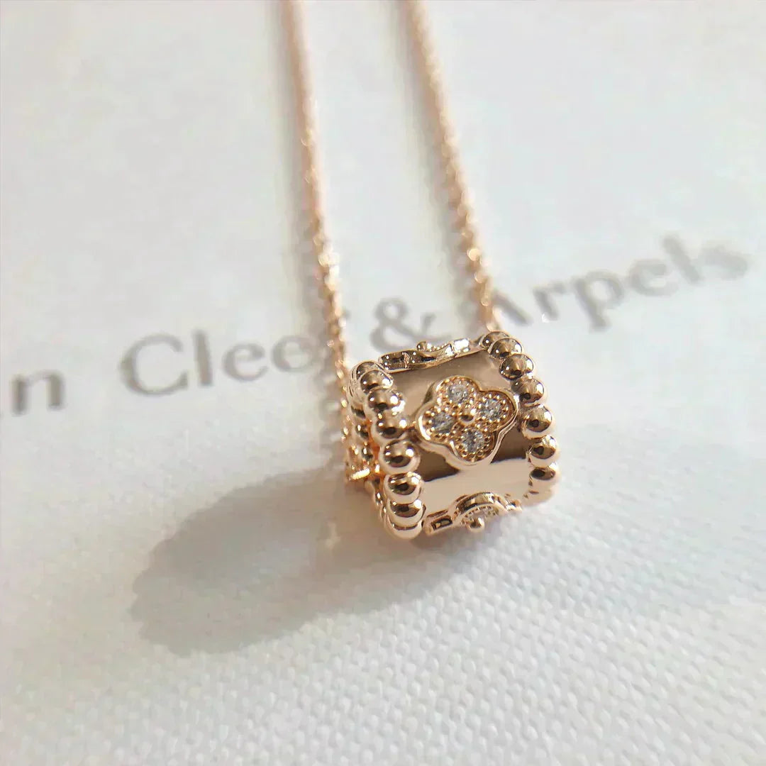 DIANA PERLEE PEDANT NECKLACE GOLD / ROSE GOLD