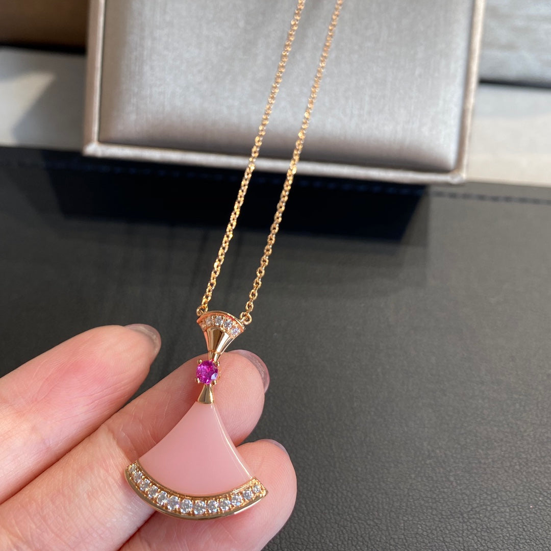DIANA DREAM NECKLACE PINK OPAL