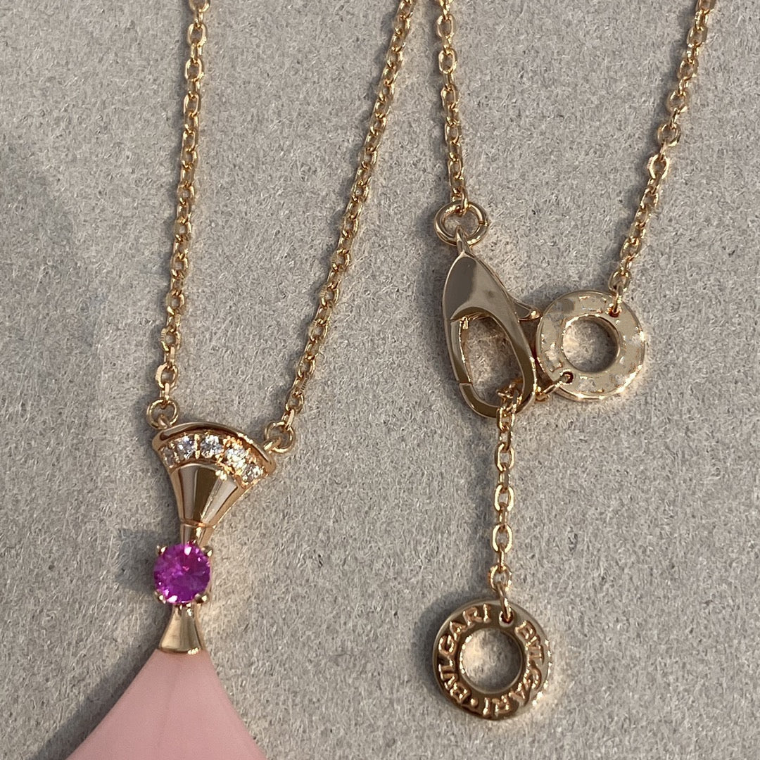 DIANA DREAM NECKLACE PINK OPAL