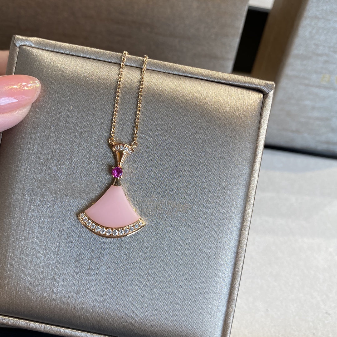 DIANA DREAM NECKLACE PINK OPAL