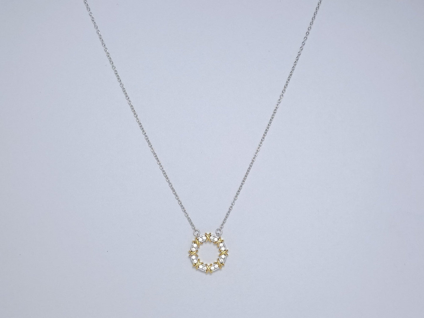 COLLAR DE DIECISÉIS PIEDRAS ORO