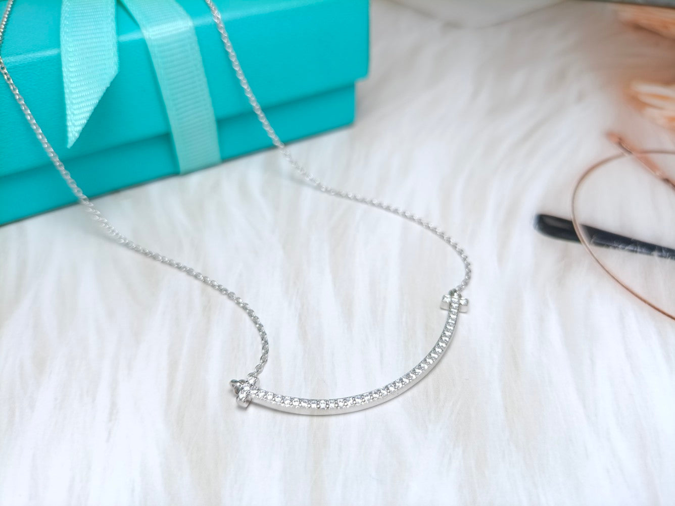 COLLAR DE DIAMANTES CON PEDANTE BIG SMILE