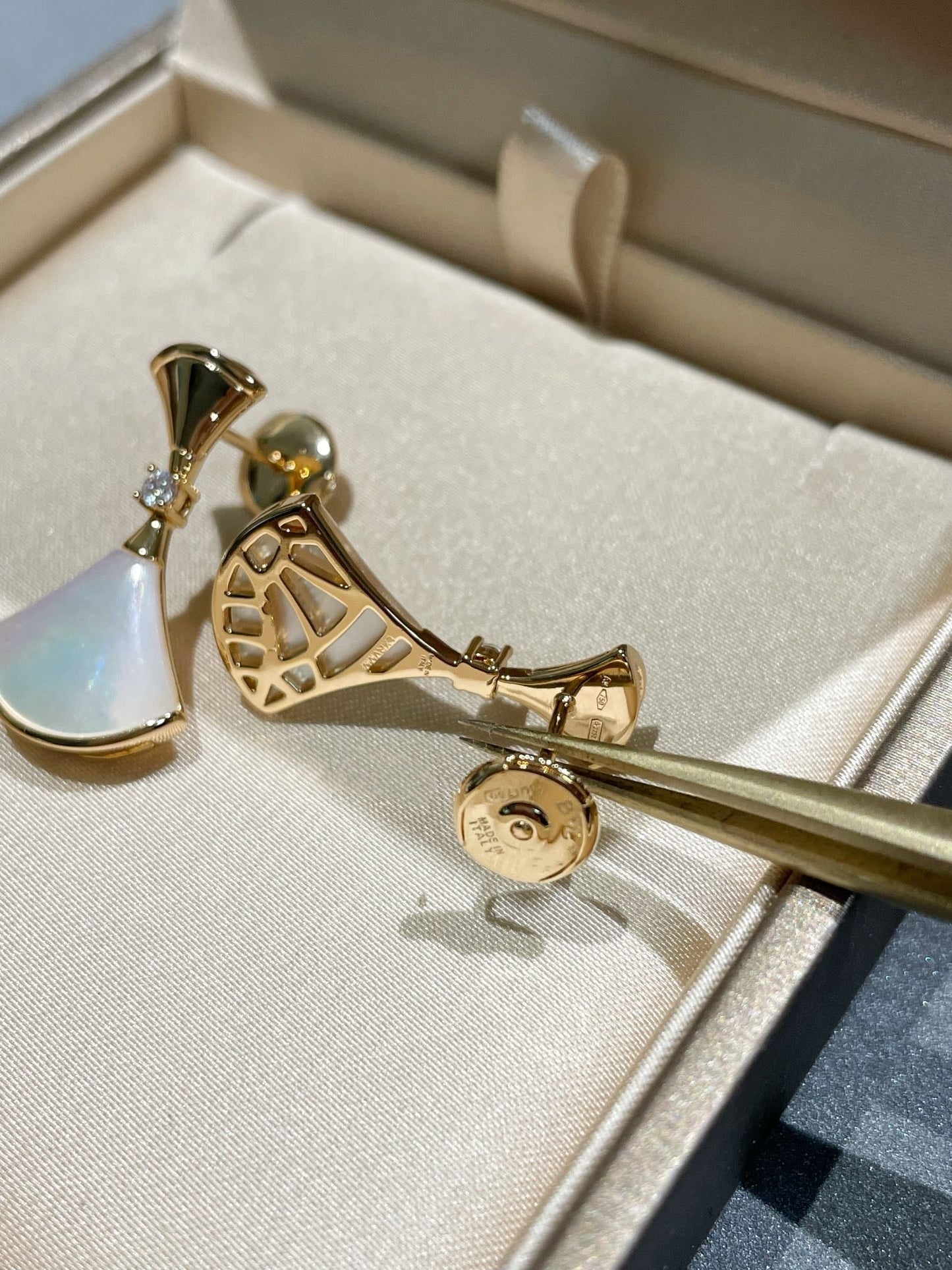 PENDIENTES DIANA DREAM MOP 1 DIAMANTE