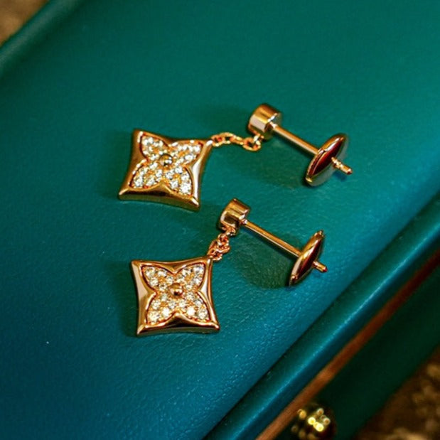 DIANA STAR DIAMONDS EARRINGS GOLD