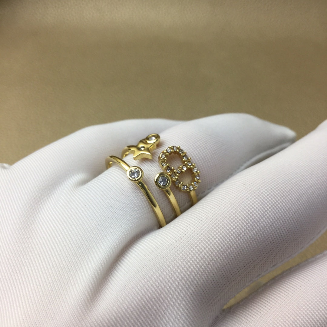 CD BRILLANT D RING OR