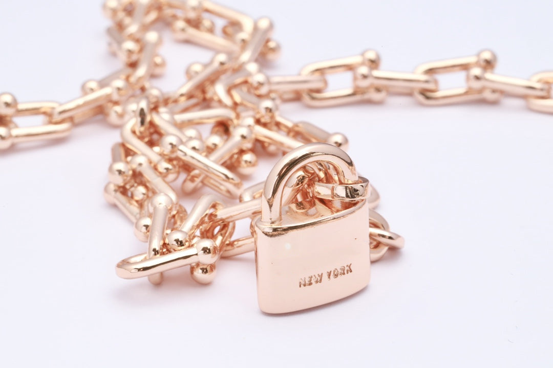 COLLAR ENVOLTORIO DE ORO ROSA HARDWEAR