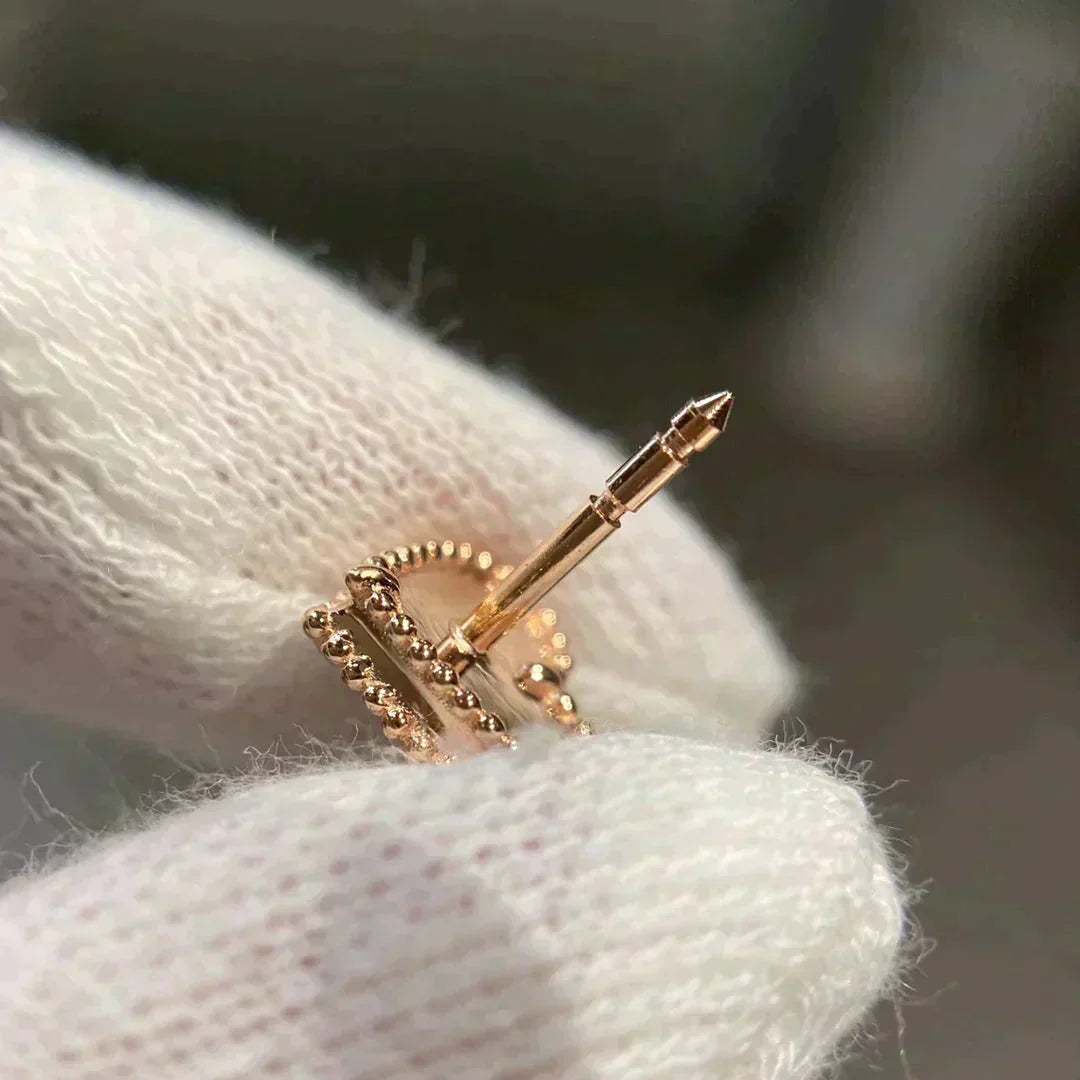 PENDIENTES DE CORAZÓN DE CORNALINA DE DIANA