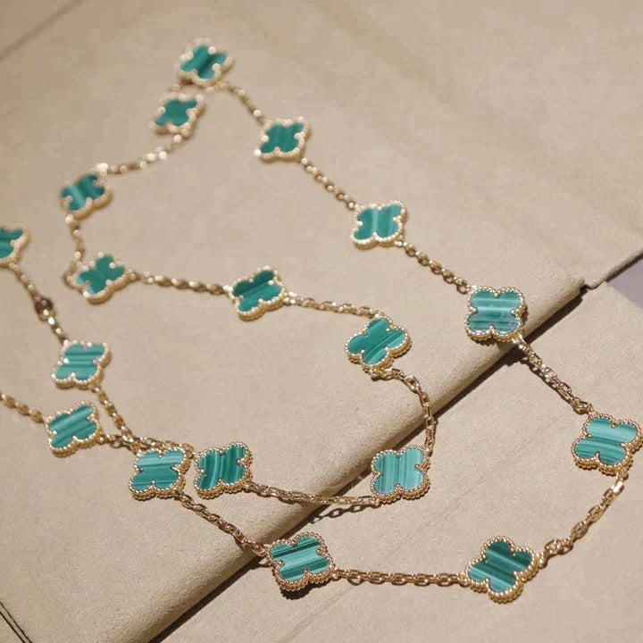 DIANA CLOVER 20 MOTIFS MALACHITE OR