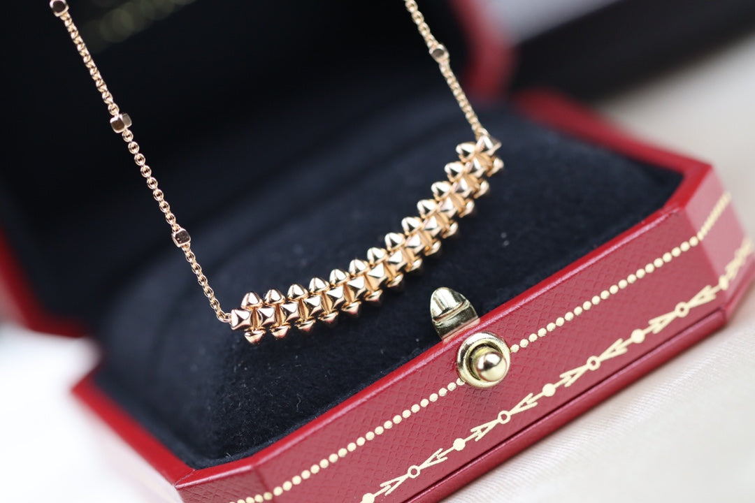 COLLAR DIANA CLASH DE ORO ROSA