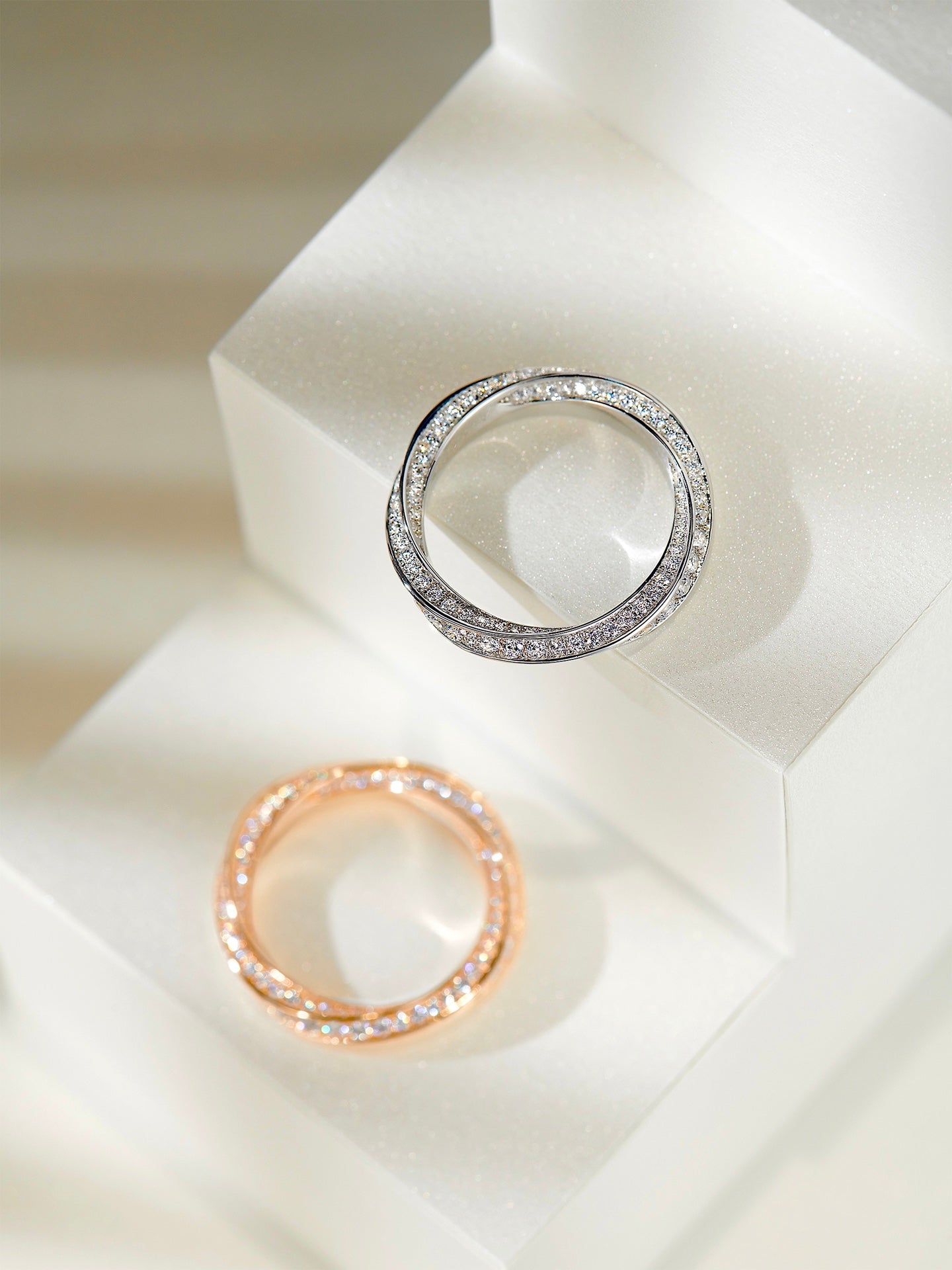 BAGUE DIAMANT SPIRALE