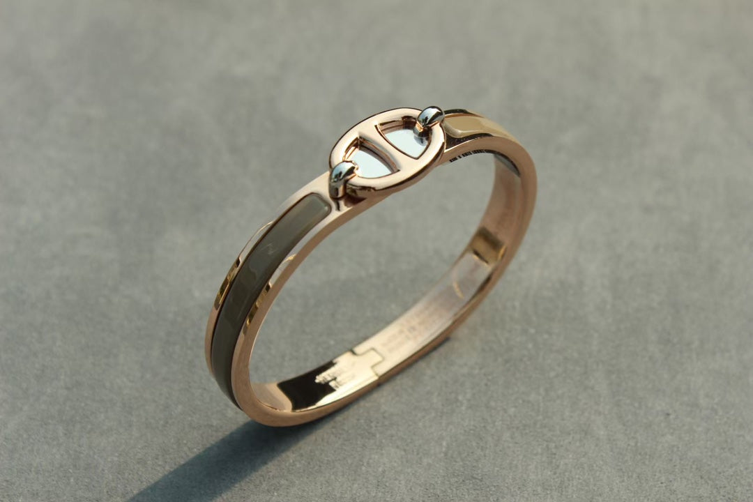 DIANA CLIC CHAINE PINK GOLD BRACELET