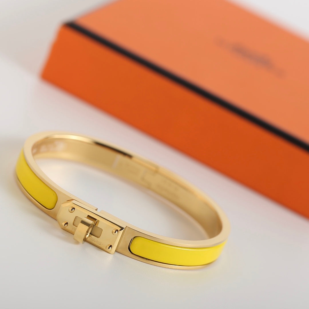 BRACELET DIANA HM KELLY JAUNE