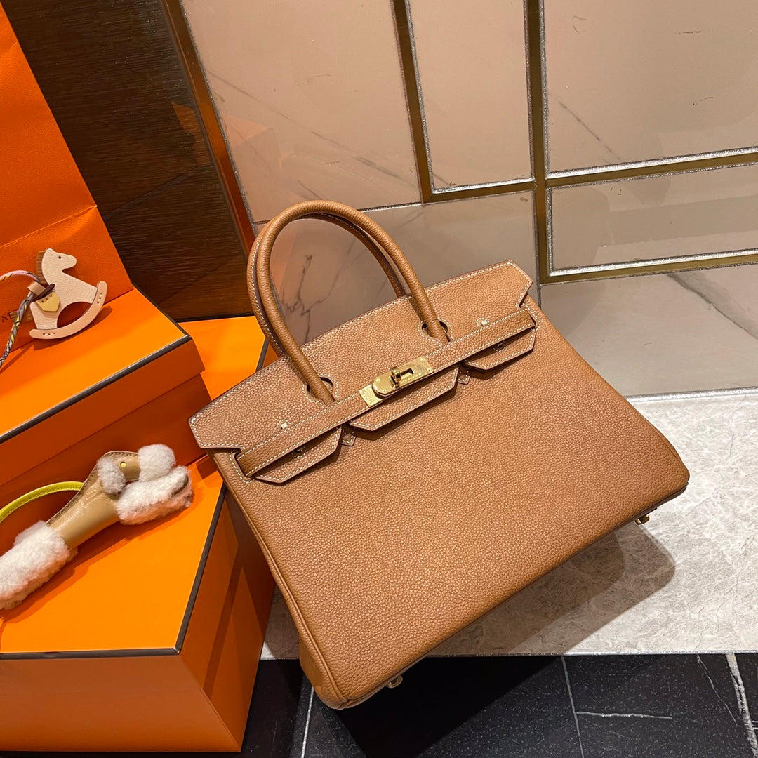 HM BIRKIN 30CM CUIR TOGO DORÉ QUINCAILLERIE DORÉ