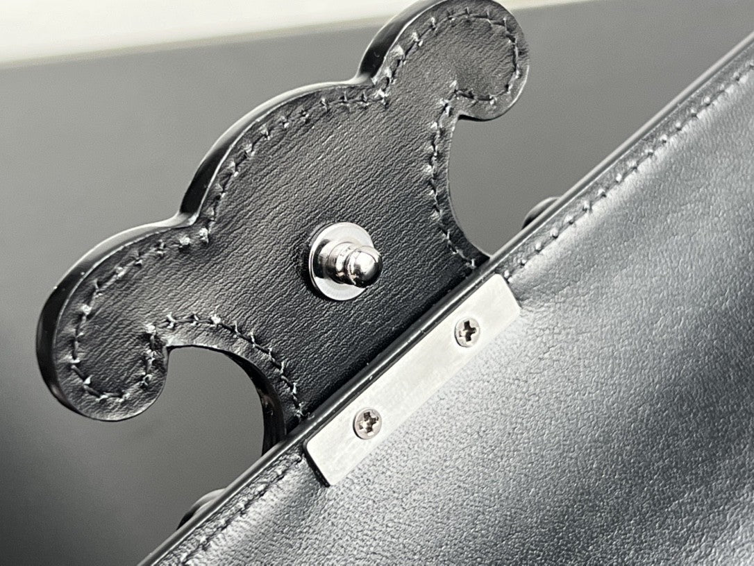 CUIR TRIOMPHE 20 PIEL DE BECERRO TODO NEGRO