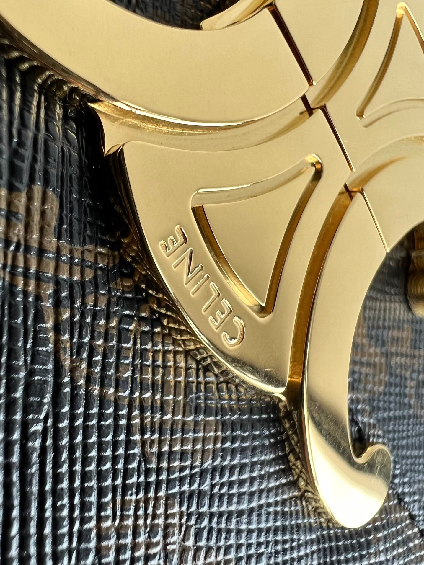 CLASSIQUE TRIOMPHE 20 CUIR DE VEAU MONOGRAMME MARRON