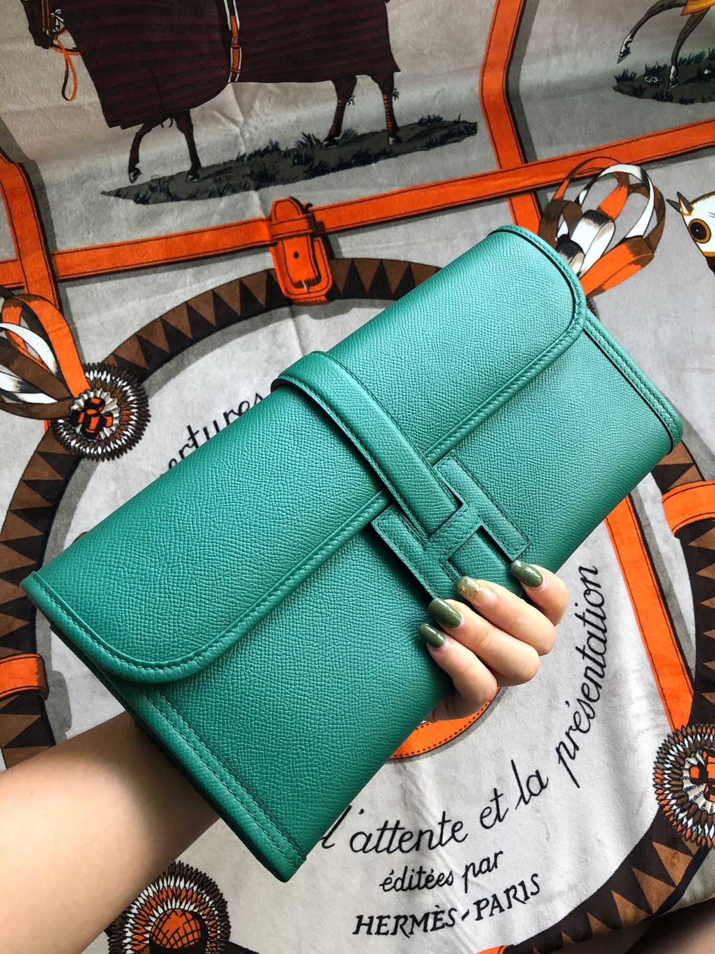 HM Jige 29 Vert sarcelle Epsom 229076