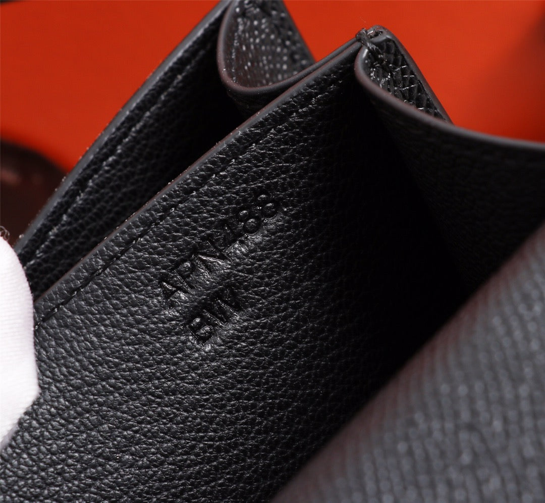SACS HM CONSTANCE 19 NOIR EPSOM QUINCAILLERIE OR