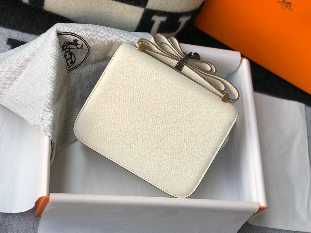 CONSTANCE 18 BLANCO EPSOM GOLD HARDWARE