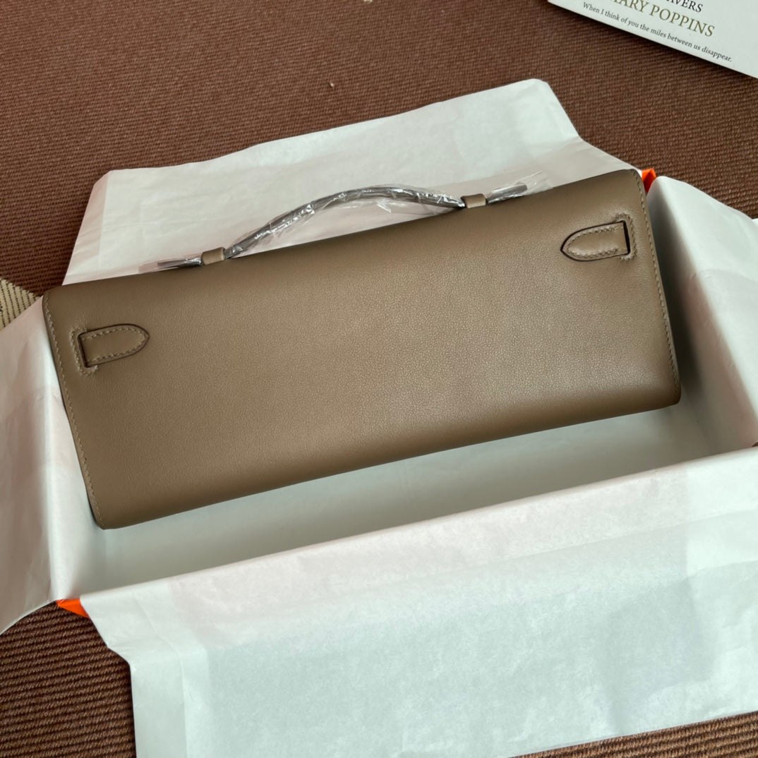 HM Kelly Cut 31cm Marrón Swift Cuero Shw
