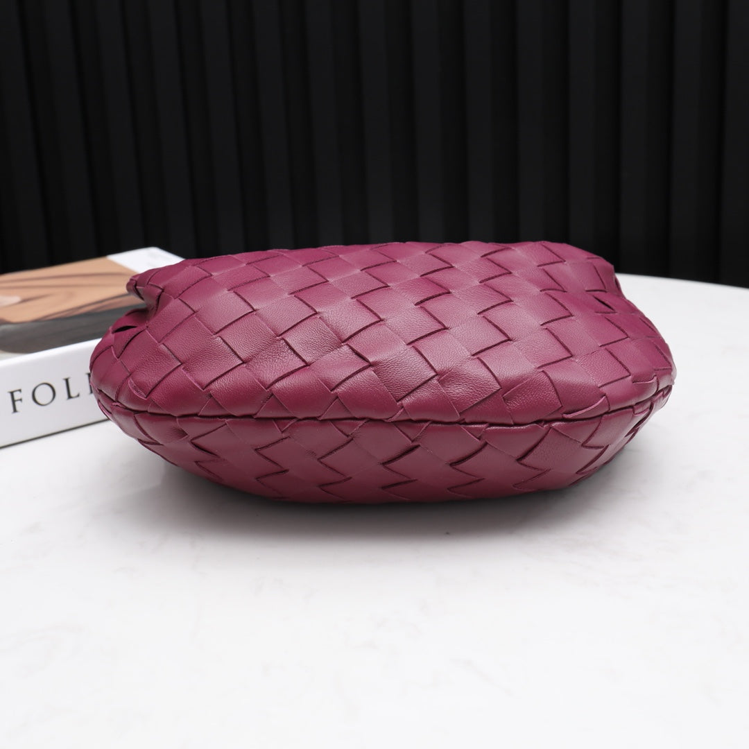 mini jodie 28 burgundy lambskin