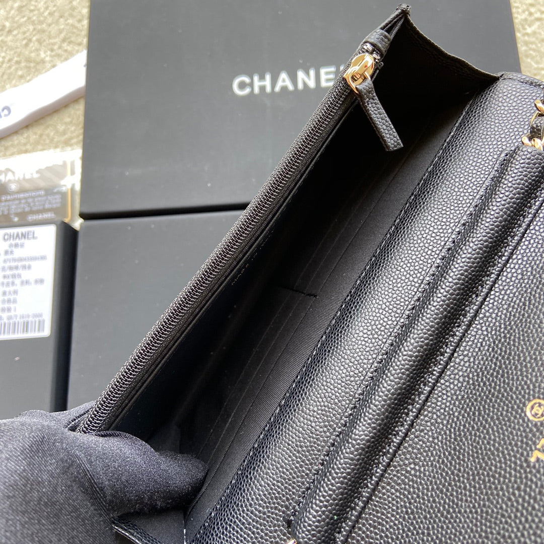 Classic Woc 20cm Piel de becerro granulada negra CC