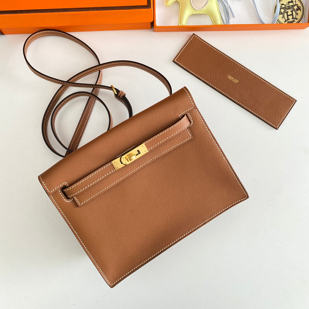 Kelly Danse II 22cm Cuero Evercolor Bronceado Ghw