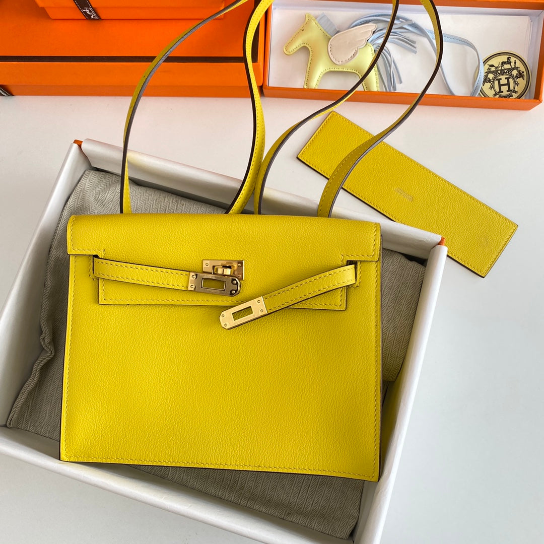 Kelly Danse II 22cm Amarillo Evercolor Cuero Ghw