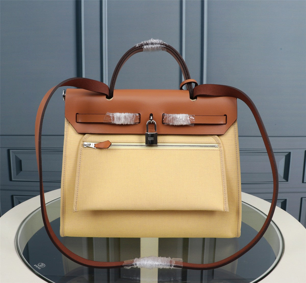 HM HERBAG ZIP 31 LONA DE LINO Y SIDRA