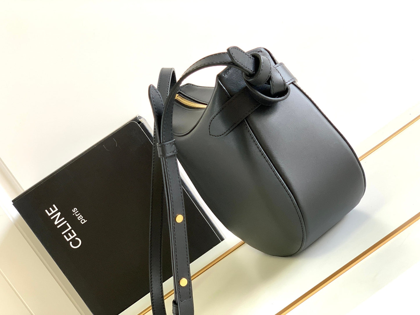 TRIOMPHE CLASSIC 25 CUIR DE VEAU NOIR
