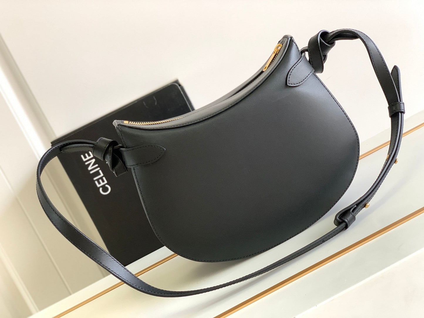 TRIOMPHE CLASSIC 25 CUIR DE VEAU NOIR