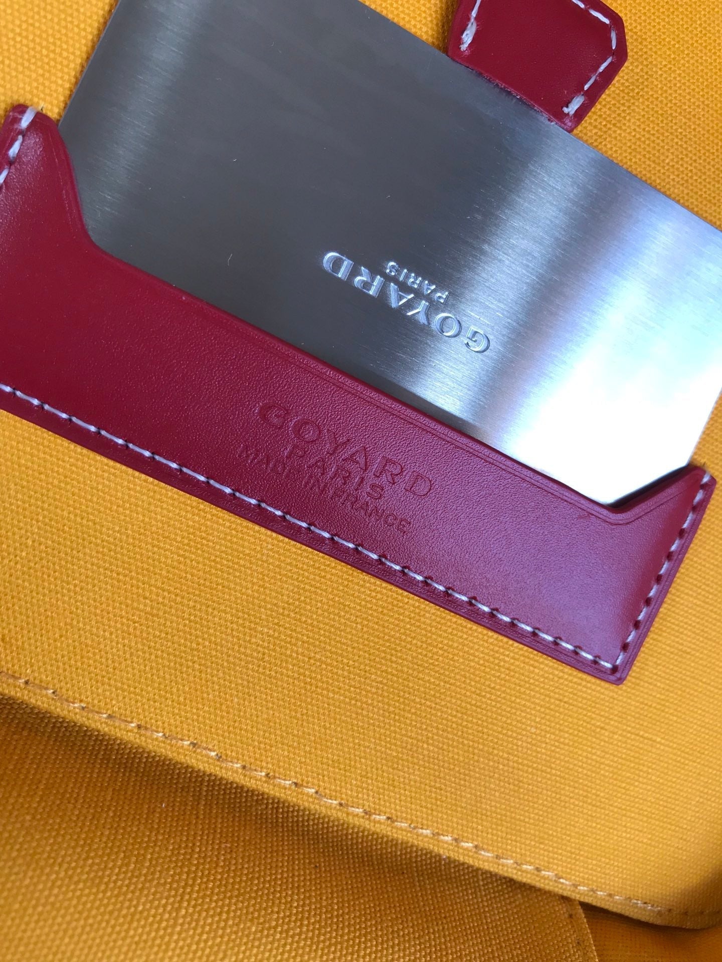 TROUSSE DE VANITY MUSE 20 EN TOILE GOYARDINE ROUGE CLASSIQUE