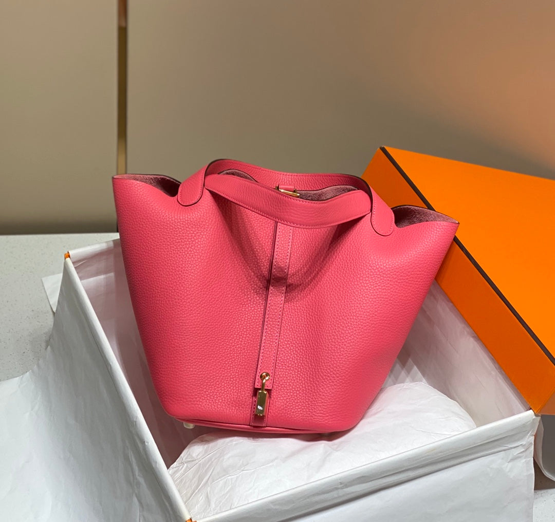 cerradura picotin 22 rosa fuerte togo ghw