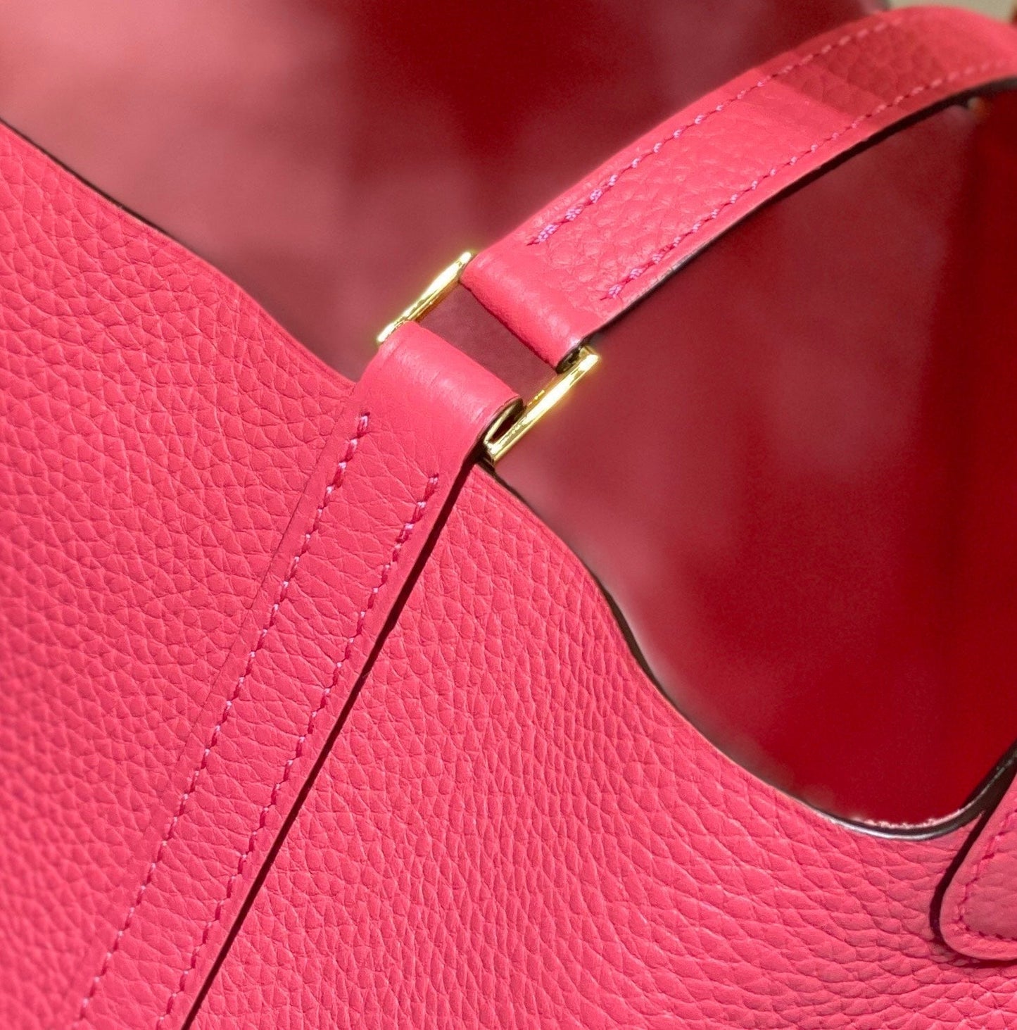 cerradura picotin 22 rosa fuerte togo ghw
