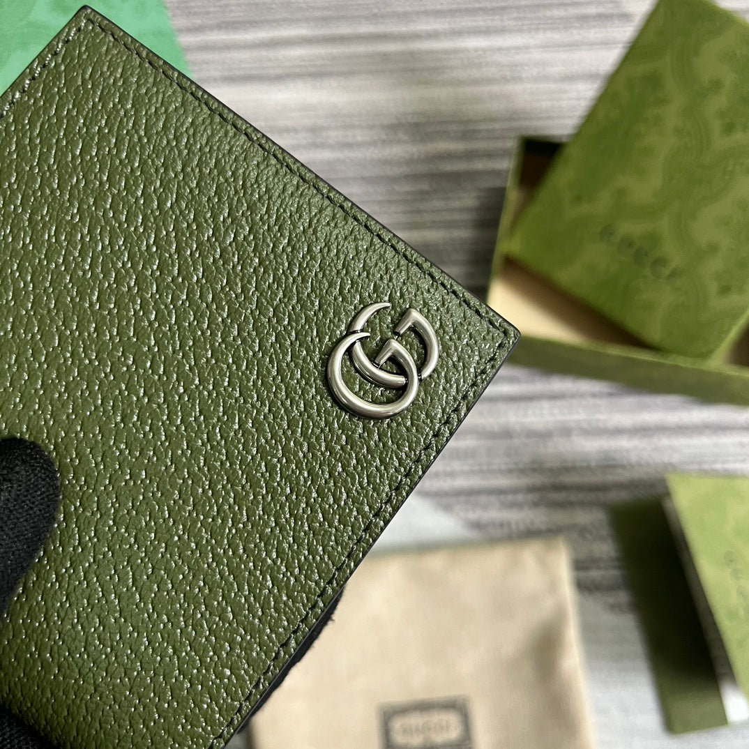 CARTERA MARMONT BIFOLD 11 EN PIEL DE CORDERO VERDE EJÉRCITO
