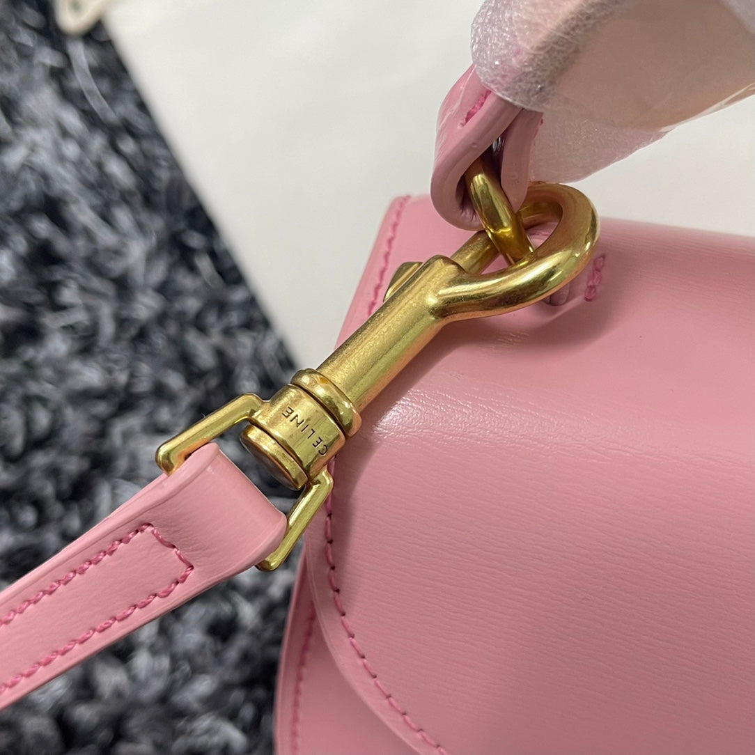 BESACE TRIPHOME 17 PIEL DE BECERRO ROSA PASTEL