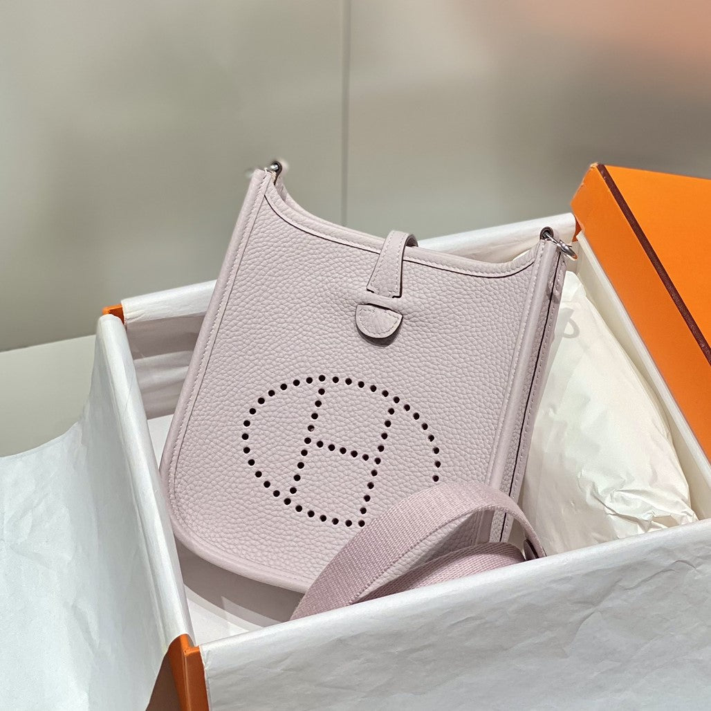 Mini Evelyne 18cm Rosa Claro Togo Shw