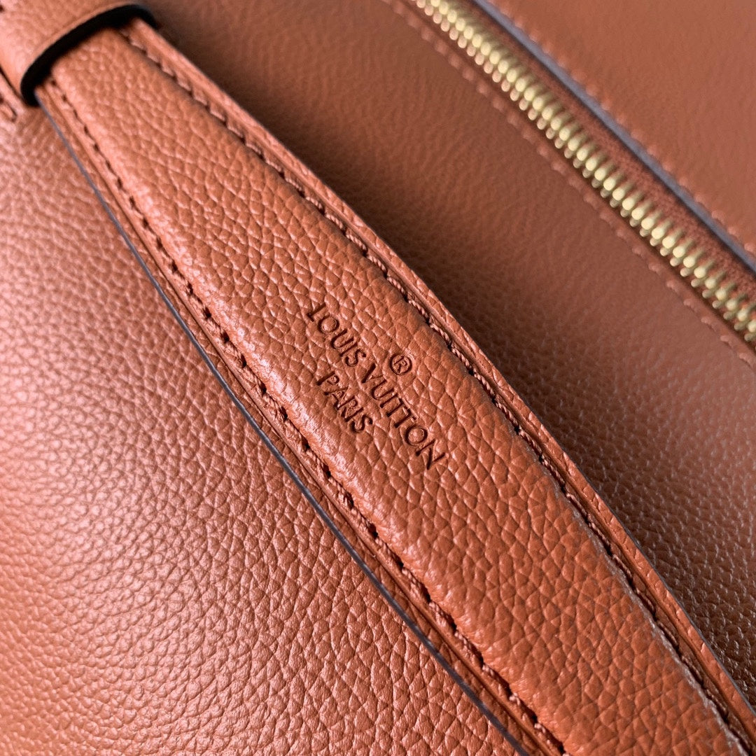 OXFORD 22 EN PIEL DE CORDERO NARANJA FUEGO, HERRAJES DORADOS