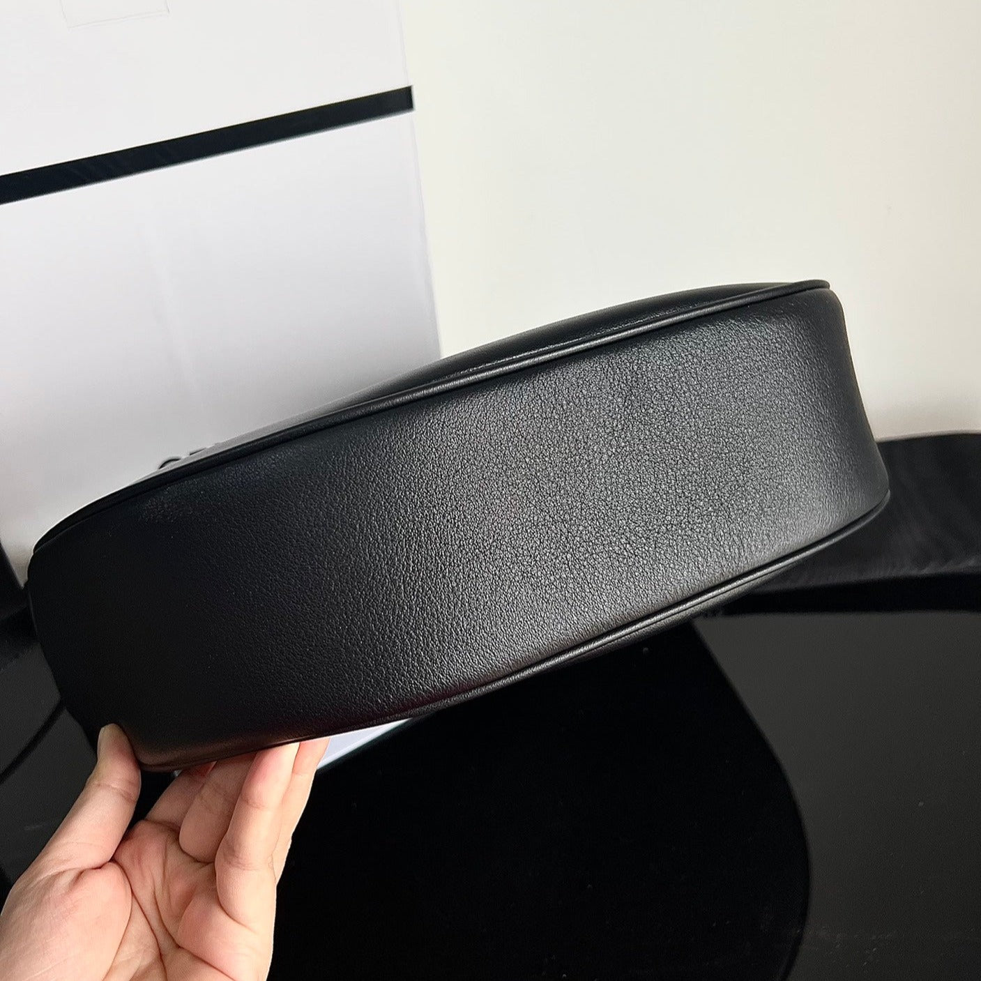 TRIOMPHE 31 CUIR DE VEAU NOIR