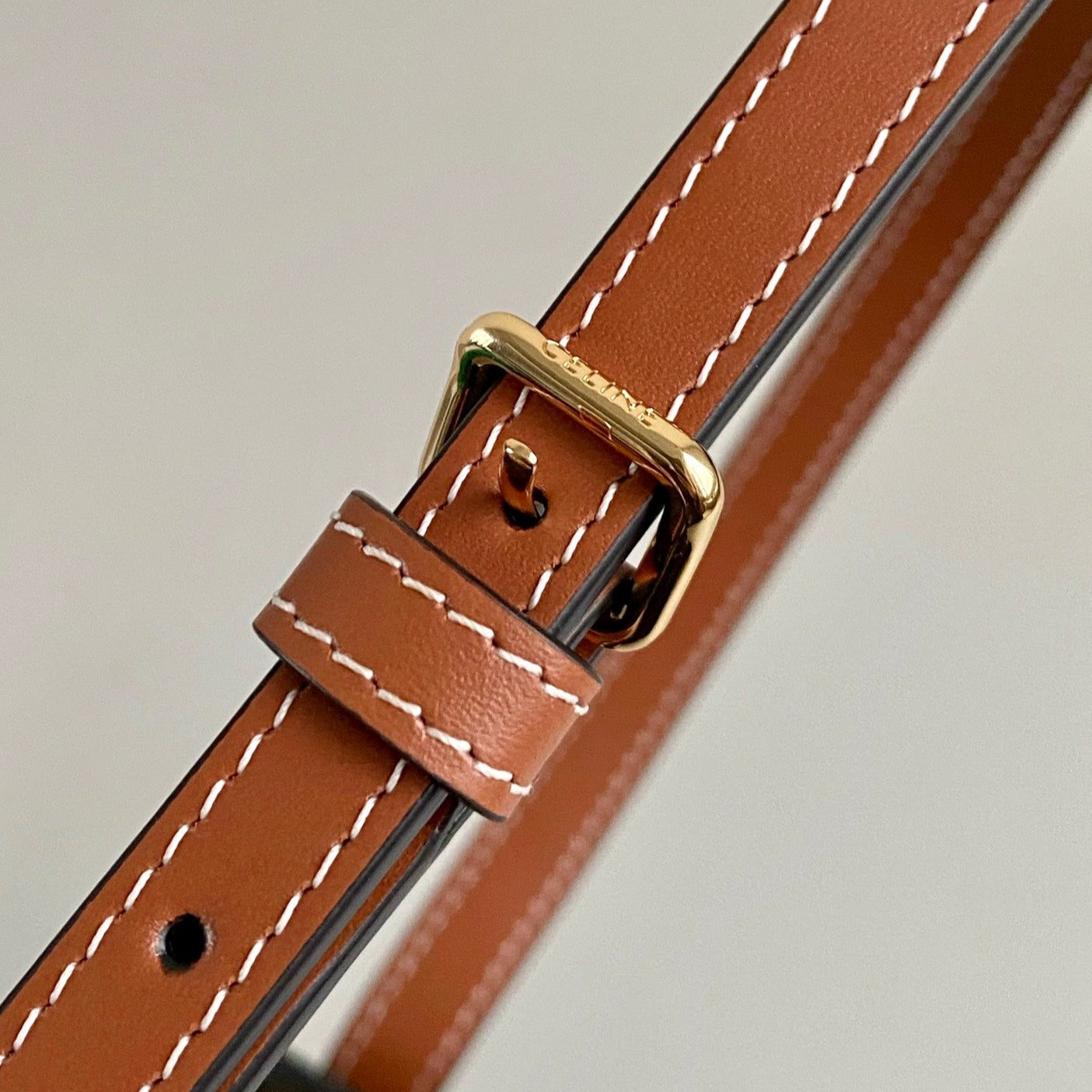 TRIOMPHE 22 CUIR DE VEAU MOTIF NOIR