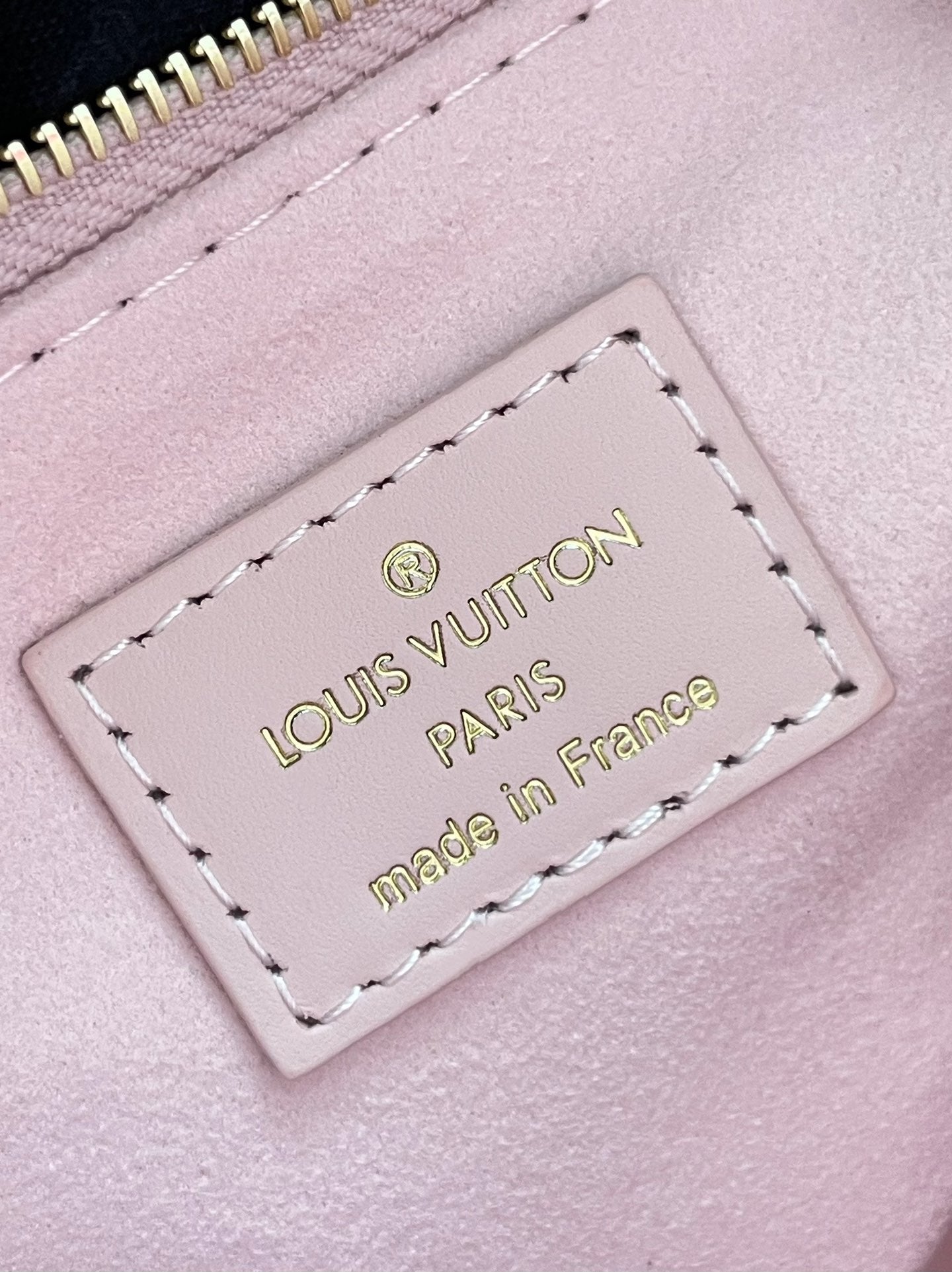 ONTHEGO PM 25 DE PIEL EMPREINTE MONOGRAMA ROSA OPALE