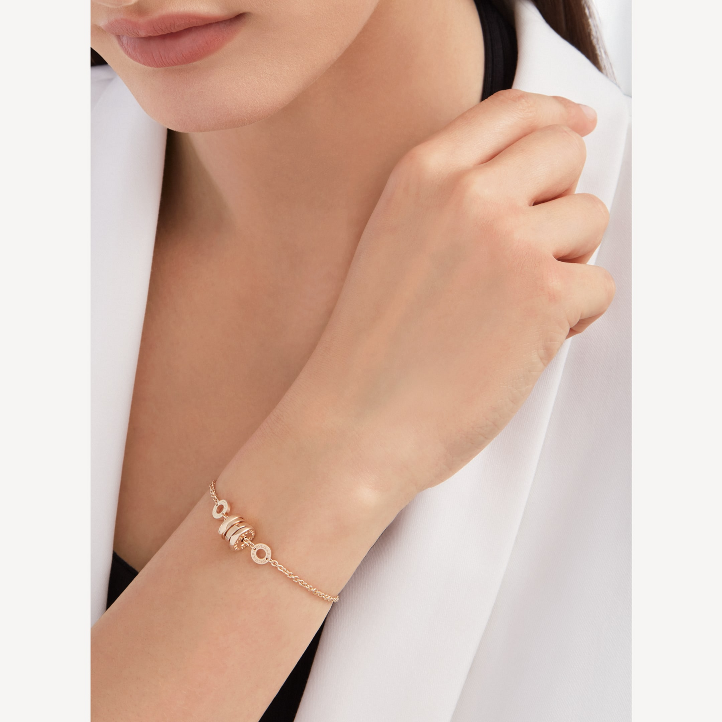 DIANA ZERO 1 SOFT PINK GOLD BRACELET