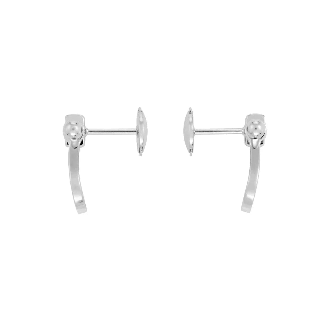 PENDIENTES DE BOTONERA DIANA FORCE 10 CON DIAMANTES, MODELO MINI