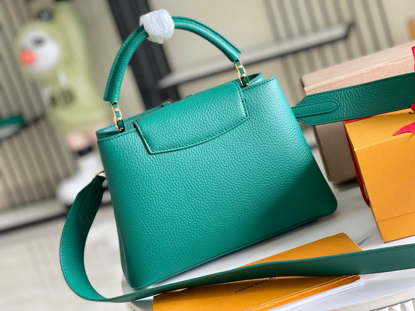 HARDWARE CAPUCINES MINI 21 VERDE OSCURO TAUILLON ORO
