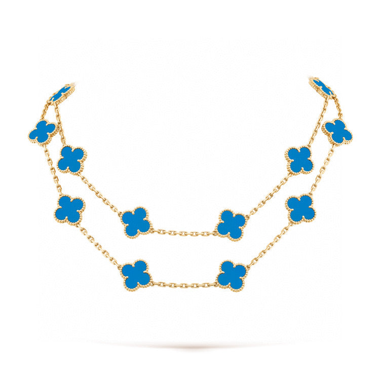 DIANA CLOVER 20 MOTIFS TURQUOISE GOLD