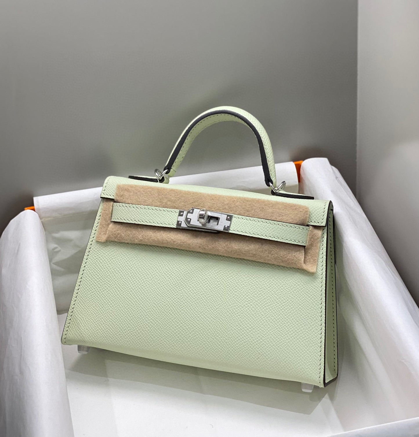 HM KELLY MINI 20 SEAFOAM EPSOM HERRAMIENTAS DE PLATA