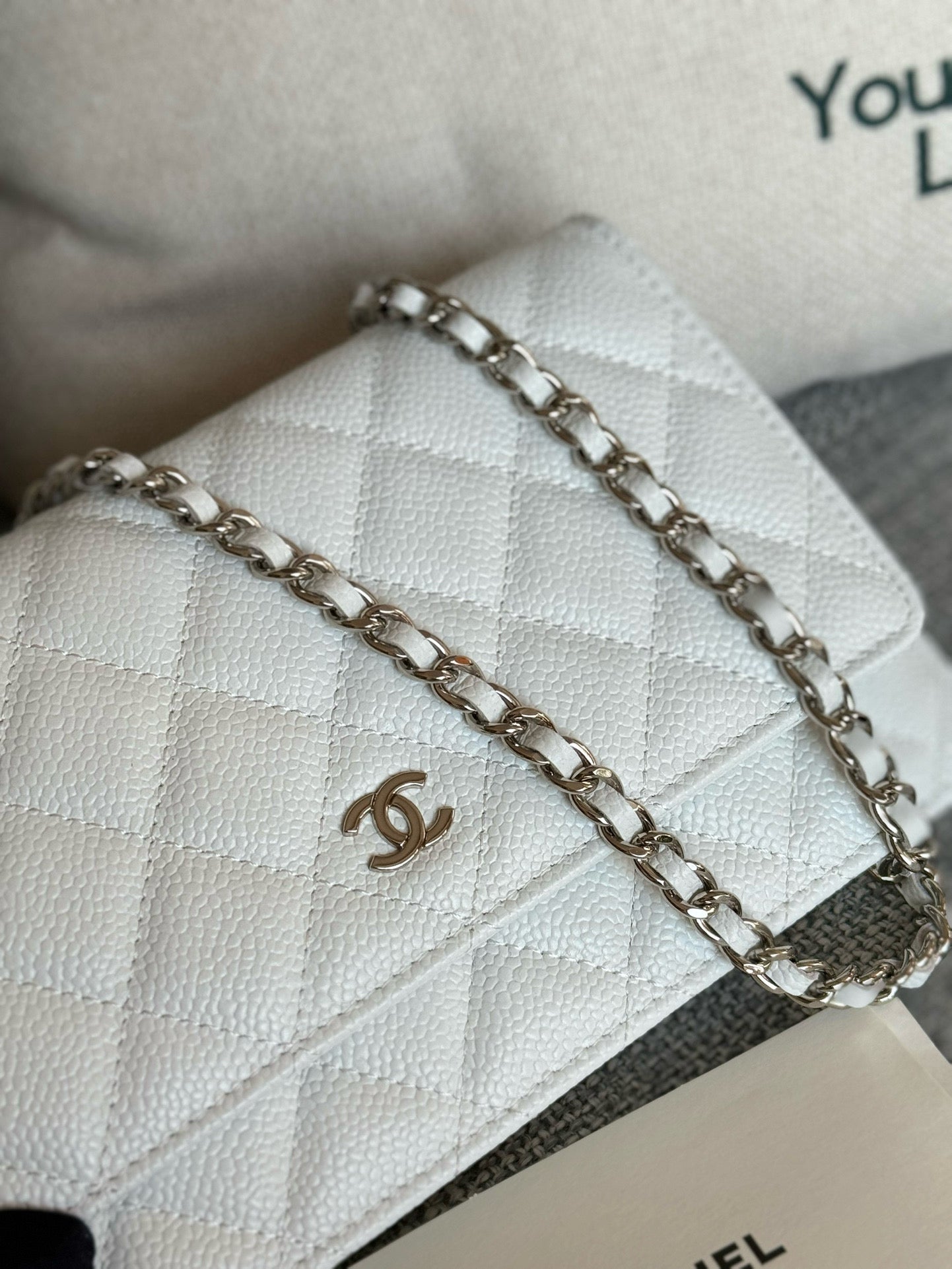 HERRAMIENTAS DE PLATA CAVIAR BLANCO WOC 19CM