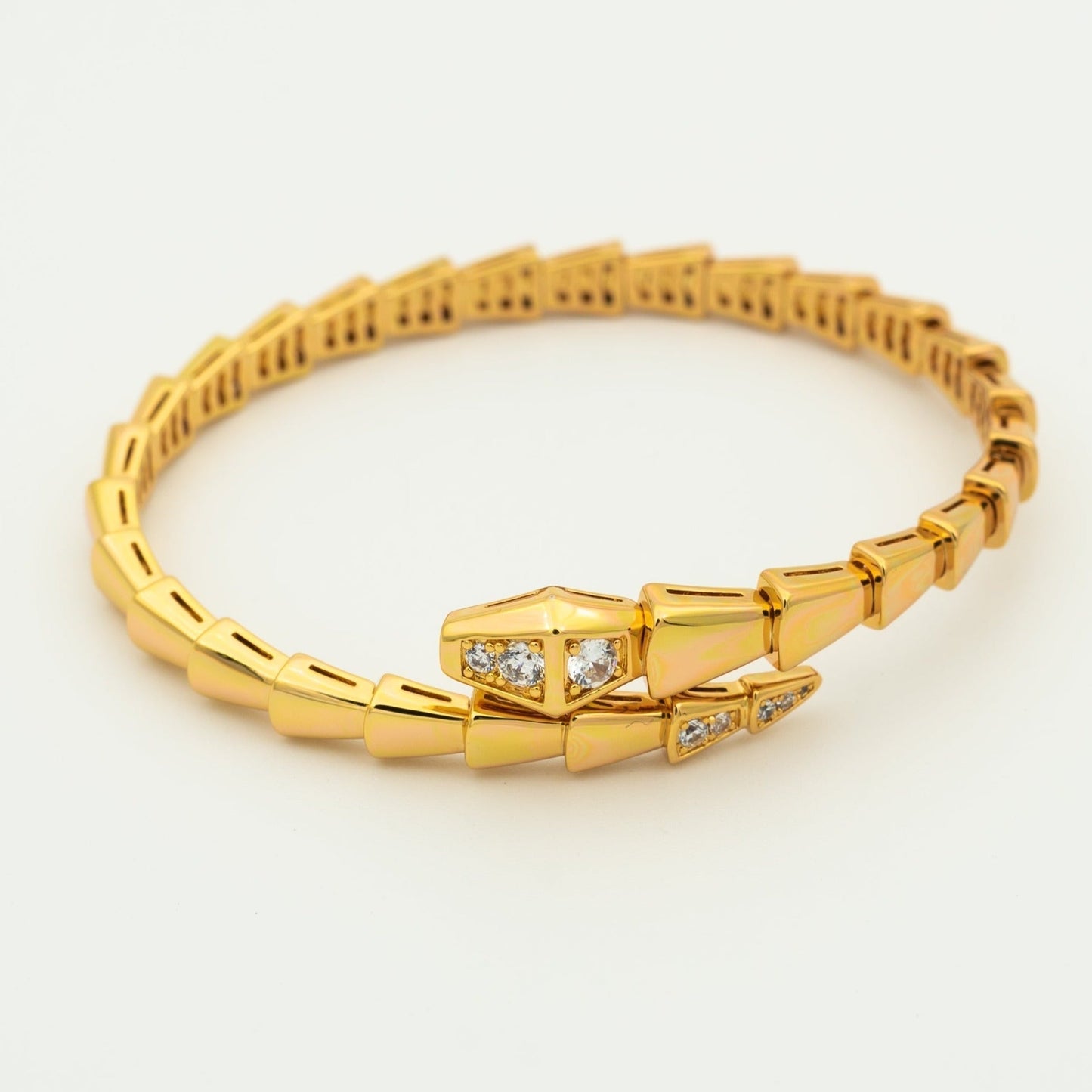 BRACELET DIANA SERPENTI DIAMANTS OR